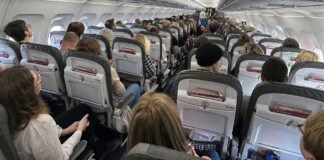 Lufthansa Passagiere