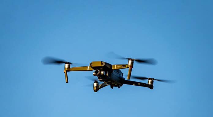 Drohne im Flug