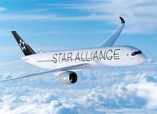 A350 900 der Star Alliance