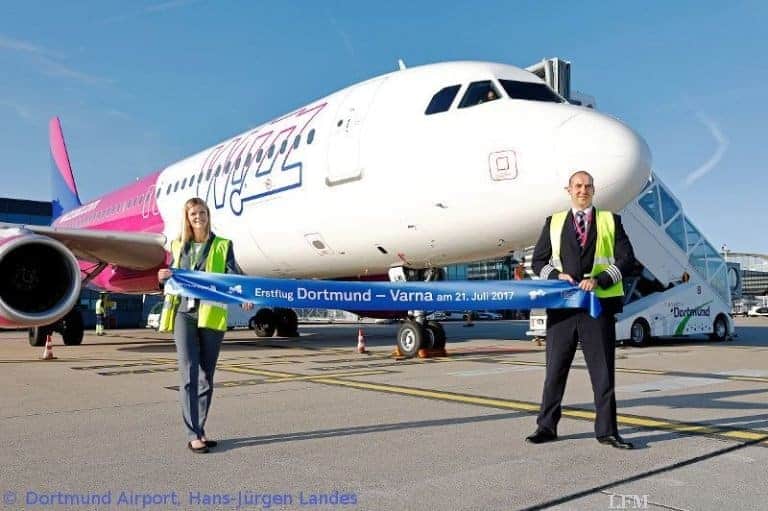 Dortmund Airport mit Ferienziel Varna im Wizz Air-Netz