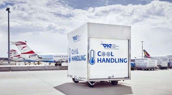 Eigenentwicklung: Container am VIE für durchgängige Kühlkette