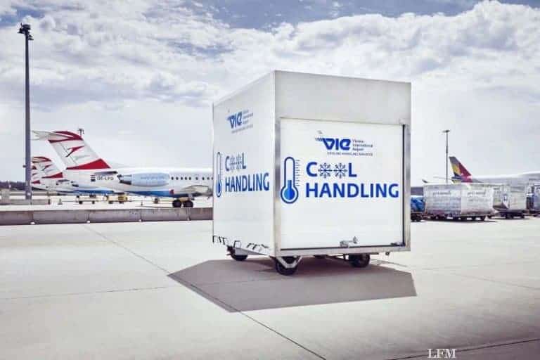 Eigenentwicklung: Container am VIE für durchgängige Kühlkette