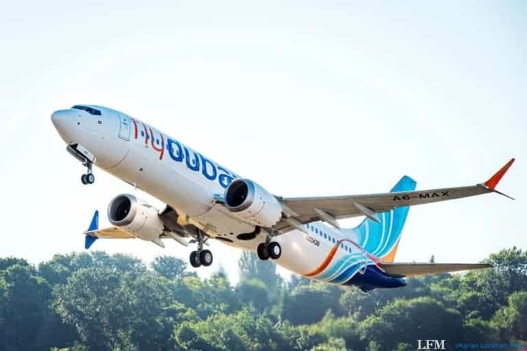 Erste 737 MAX 8 für flydubai überstellt