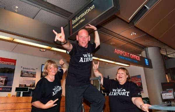Hamburg Airport stellt Duschen zu Wacken bereit