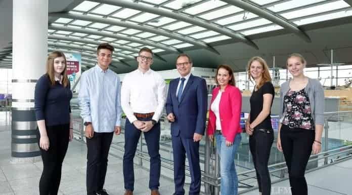 Ausbildungsjahr am Flughafen beginnt