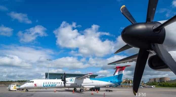 Elfte Bombardier Q400 für Luxair überstellt