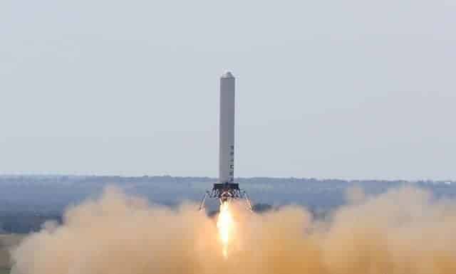 SpaceX-Grasshopper macht bisher höchsten Sprung