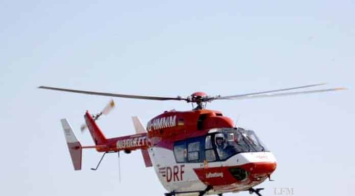 1.000. Einsatz: DRF-Hubschrauber rettet Schlaganfallpatientin