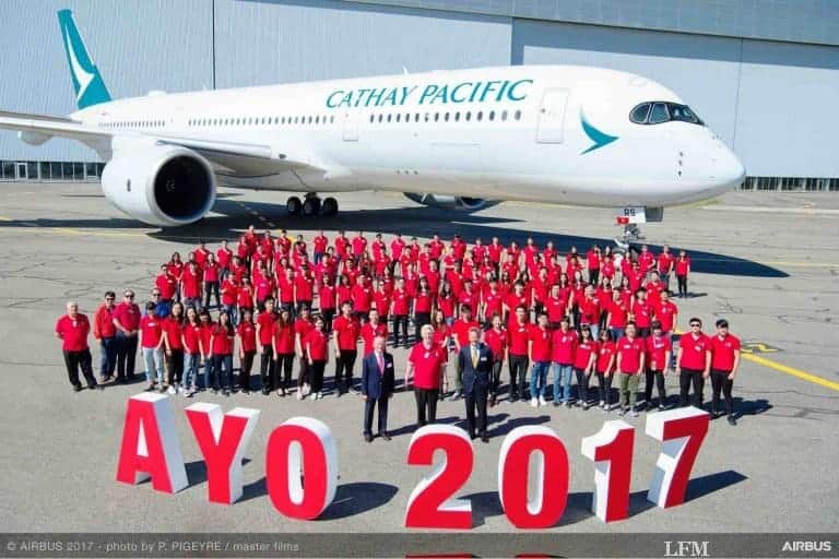 Airbus feiert 20 Jahre Hongkong mit AYO und Cathay