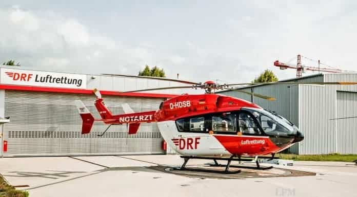 EC145 neuer Hubschrauber der DRF Luftrettung Stuttgart