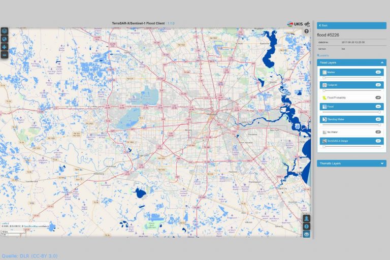 DLR hilft mit Satellitenbildern bei Hurricane Harvey