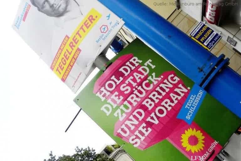 Tegel als Wahlkampfthema für Berliner