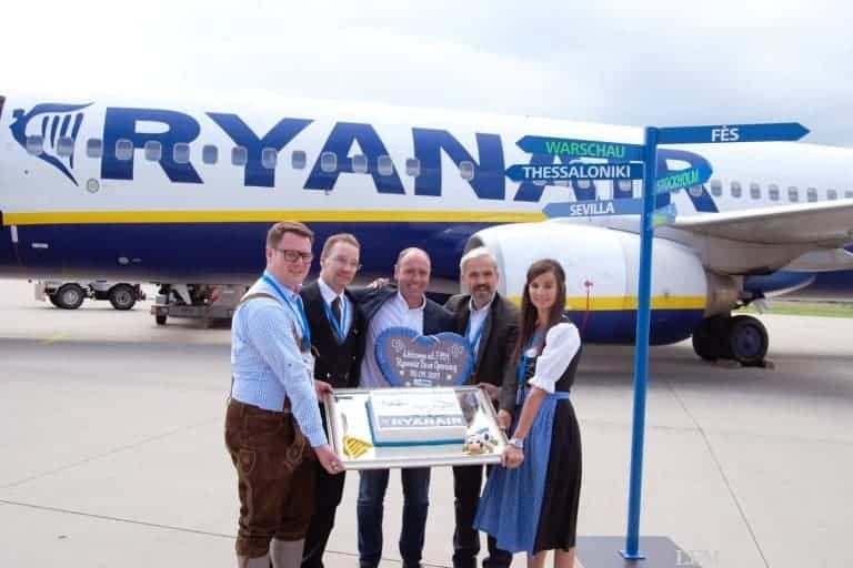 Ryanair-Basis am Flughafen Memmingen eröffnet