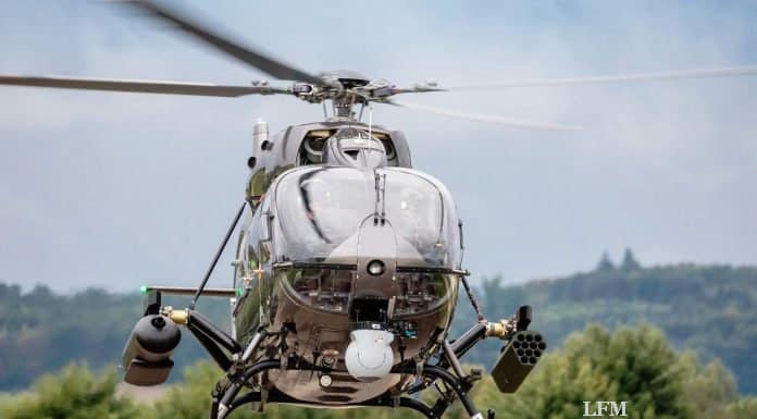 H145M fliegt erstmals mit Waffensystem HForce