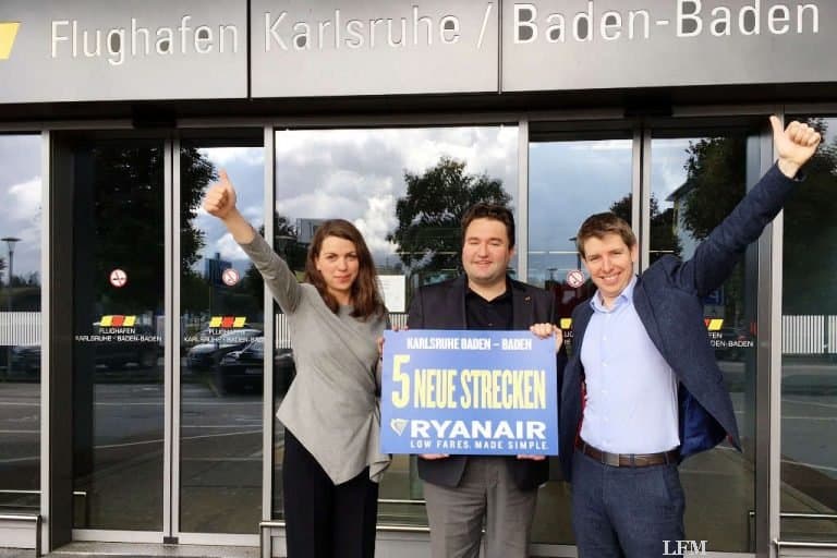 Ryanair mit neuen Zielen ab Karlsruhe / Baden-Baden