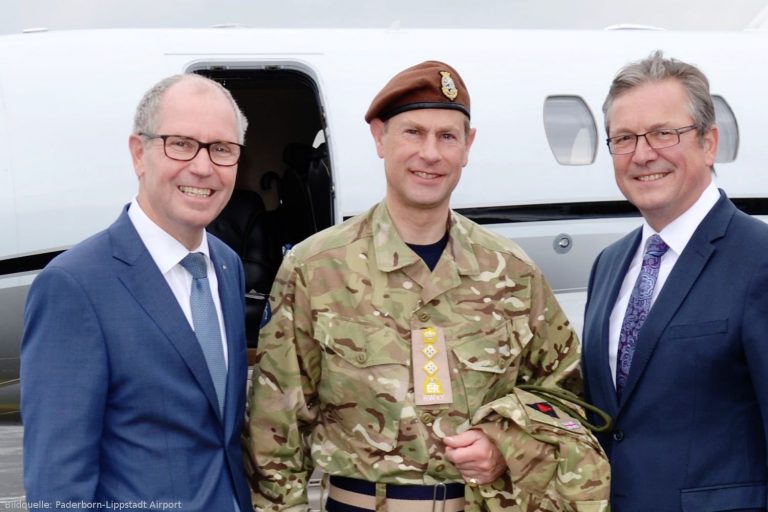 Prince Edward, Earl of Wessex, in Paderborn-Lippstadt