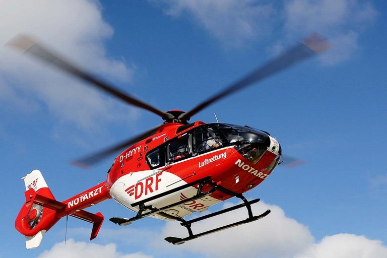 Christoph 43 zu 1.000. Einsatz beordert