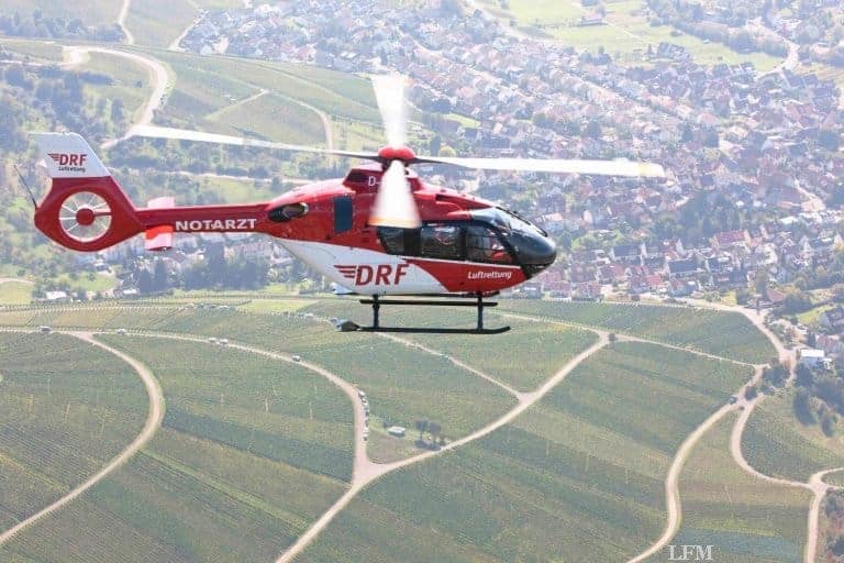 H135 an Luftretter übergeben – Medizinische Einrüstung