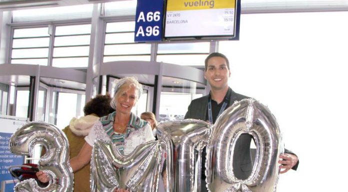 3.000.000 Passagere am Flughafen Nürnberg erreicht