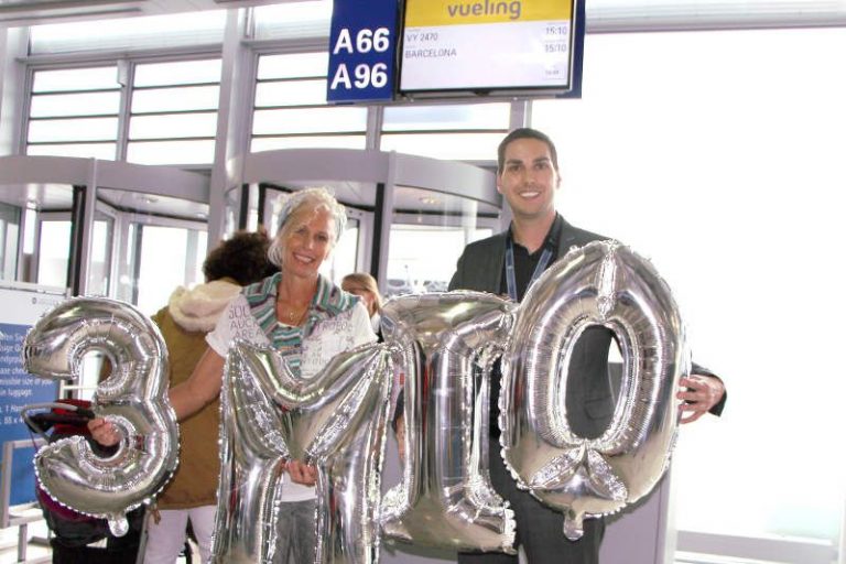3.000.000 Passagere am Flughafen Nürnberg erreicht
