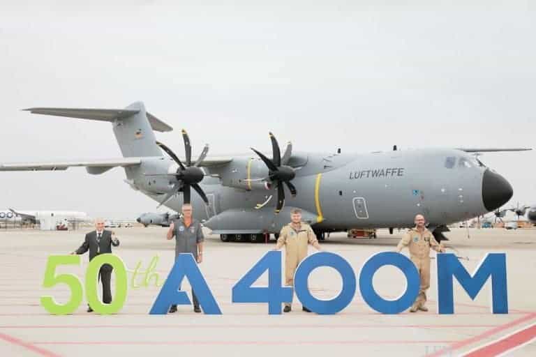 50. A400M aus Sevilla: Flugzeug für Wunstorf übergeben