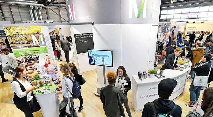 Berufemesse am Flughafen München zur Azubi-Orientierung