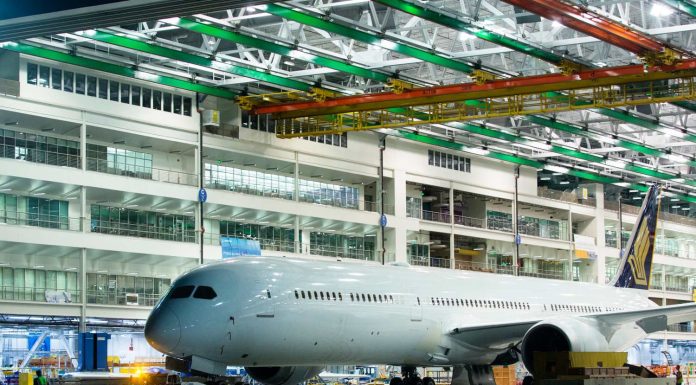 Rollout des Dreamliner 787-10 für Singapore Airlines