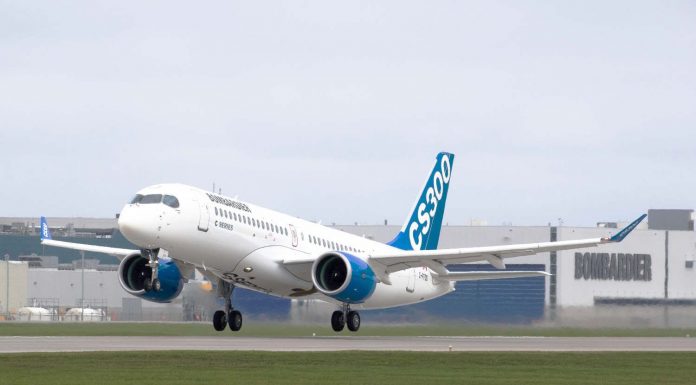 Bombardier CS300 deklariert Umweltauswirkungen