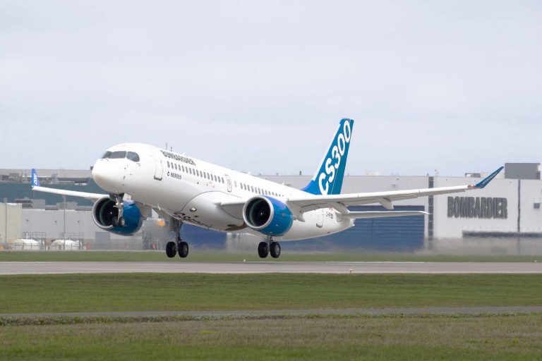 Bombardier CS300 deklariert Umweltauswirkungen