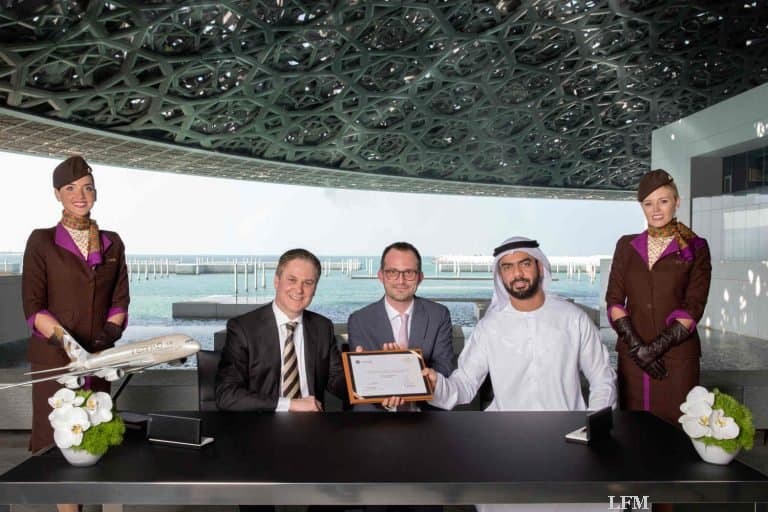 Louvre Abu Dhabi: weltweit aufgestellt mit Etihad Airways