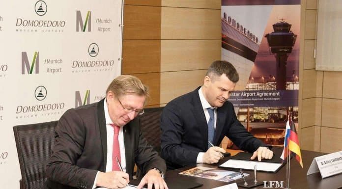 Flughäfen München und Moskau Domodedovo arbeiten zusammen