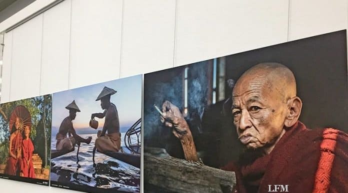 Fotoausstellung Myanmar am Flughafen Münster/Osnabrück