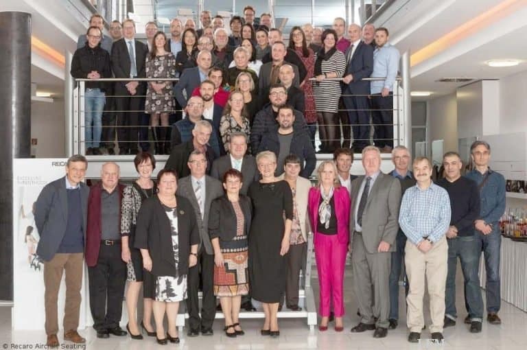 Recaro dankt Mitarbeitern für über 40 Jahre Arbeit