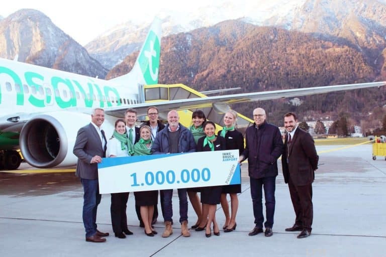 Schon 1.000.000 Passagiere am Flughafen Innsbruck