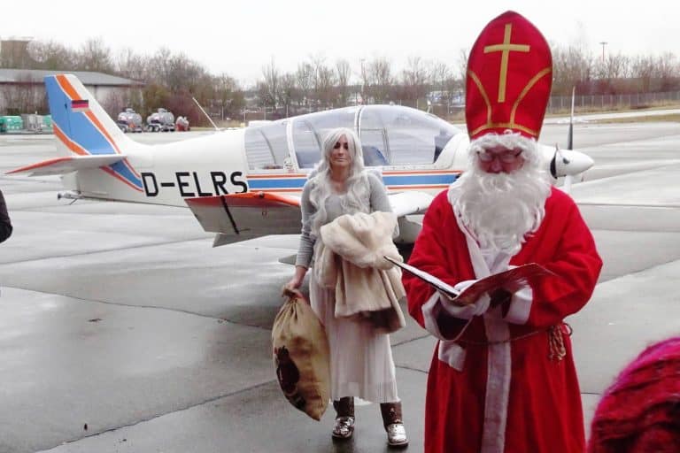 Flugsportgruppe und Nikolaus hoffen auf Flugwetter