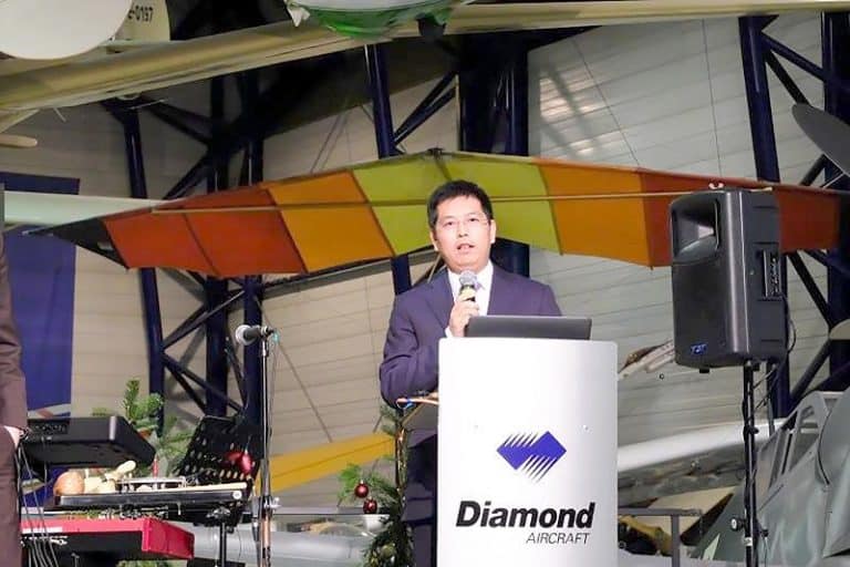 Diamond Aircraft an Wanfeng aus China verkauft