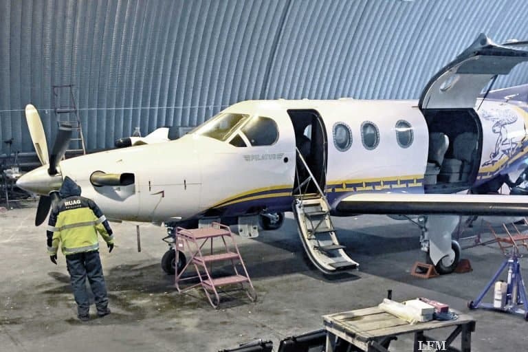 Reisedienst nach Sibirien machte Flugzeuge flott