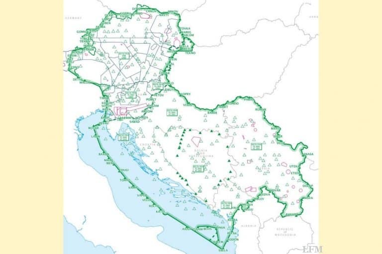 SECSI FRA: Onlinekarte Austro Controls zur Flugplanung