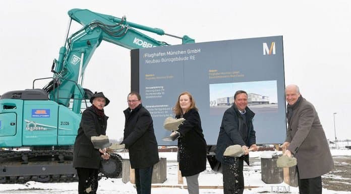 Spatenstich für neues MUC-Bürogebäude