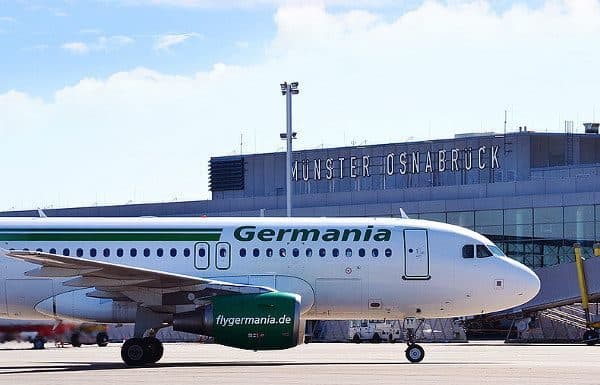 Germania braucht größere Flugzeuge ab FMO