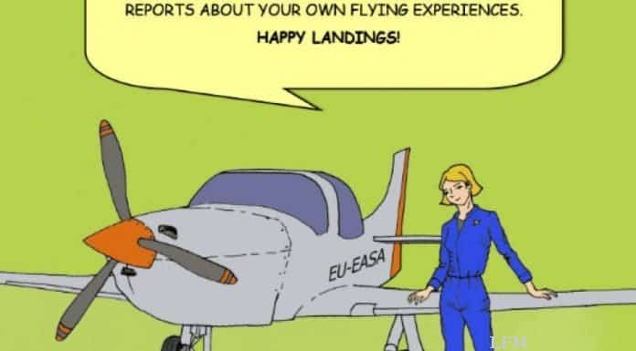Comic zur Sicherheit der Allgemeinen Luftfahrt