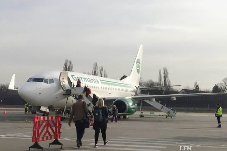 Abfertiger AHS in Berlin am Start