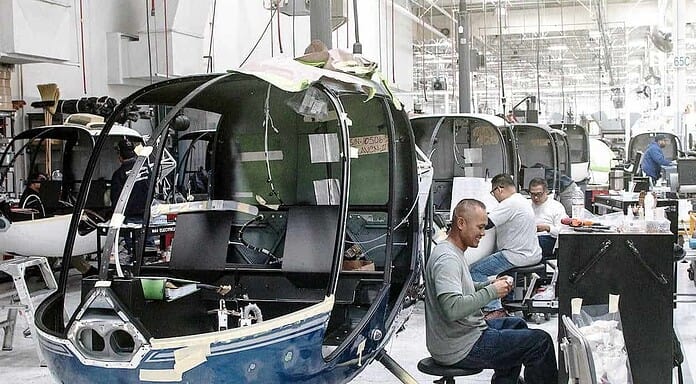 Robinson baute 2017 über 300 Hubschrauber