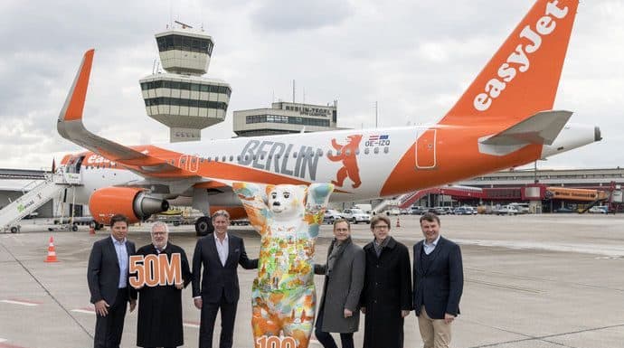 Sonderbemalung auf easyJet Airbus A320