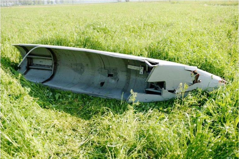 B747-400 Frachter verlor Verkleidung vor MUC