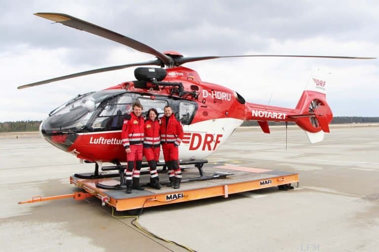 20 Jahre Luftrettung für Nürnberg in rot-weiß