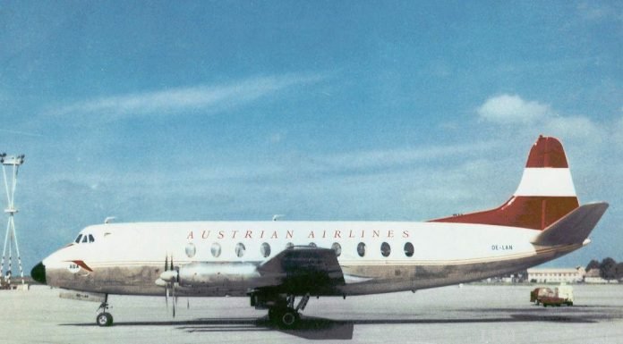 Austrian Airlines feiert 60 Jahre Flugpremiere