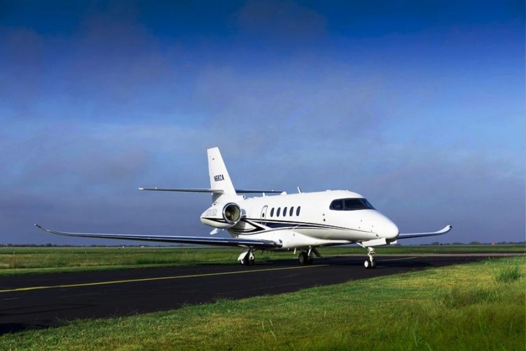 Citation Latitude fliegt zur FIDAE ein