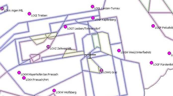 Luftraumdaten Österreich als OpenAir und CUP