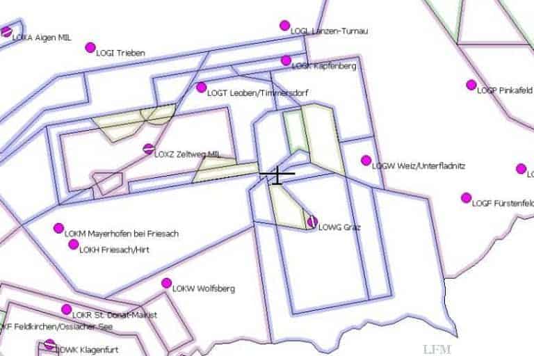 Luftraumdaten Österreich als OpenAir und CUP
